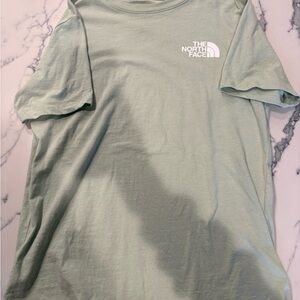 The North Face Light Mint Green Logo Tee